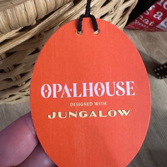 NWT SOLD OUT Opalhouse Target Jungalow RARE Rattan XL Storage Basket Bin w/ Lid - Picture 4 of 10